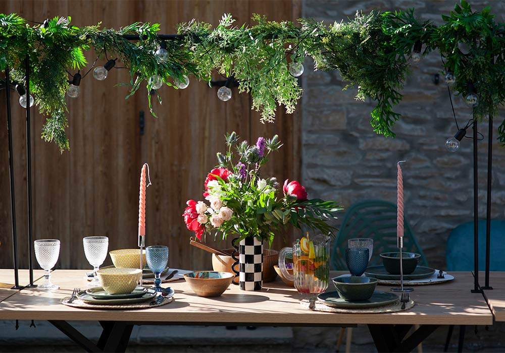 Luzes de corda externas Galaxy