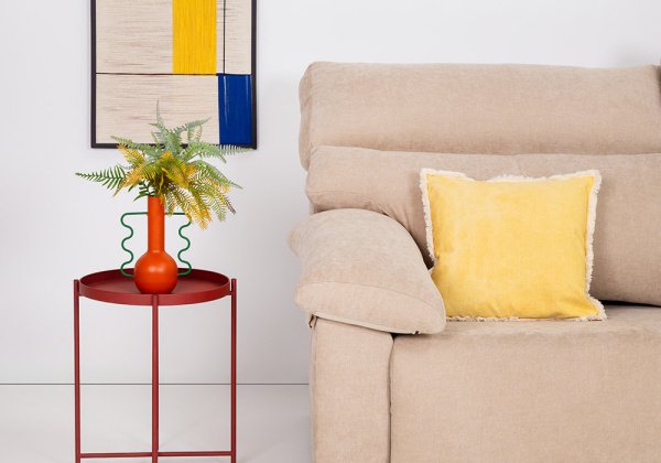 Sofá asientos deslizantes y respaldo reclinable BLOP