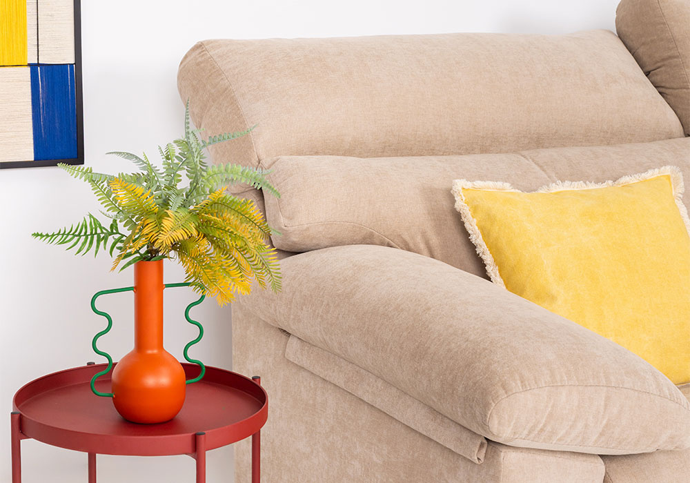 Sofá asientos deslizantes y respaldo reclinable BLOP