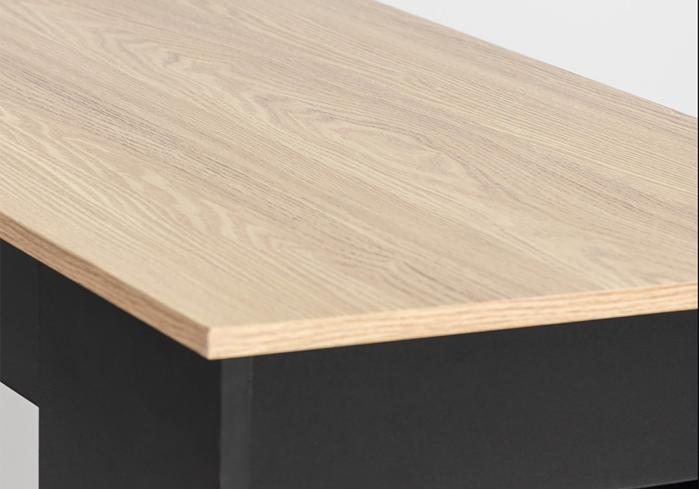 Mesa alta con estantes ALEX