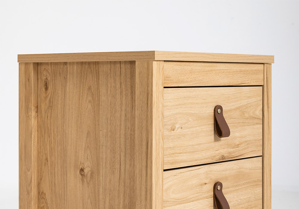 Mesita de noche 2 cajones LILLA