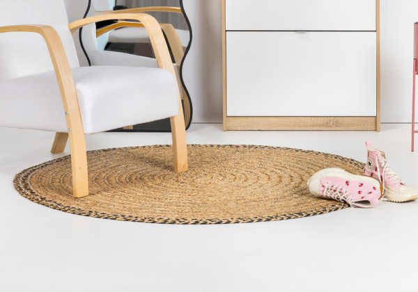 Alfombra de yute 140 cm SIOUX