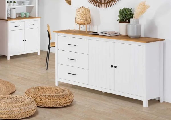 Aparador 2 puertas y 3 cajones RANDA Aparador 2 puertas y 3 cajones RANDA