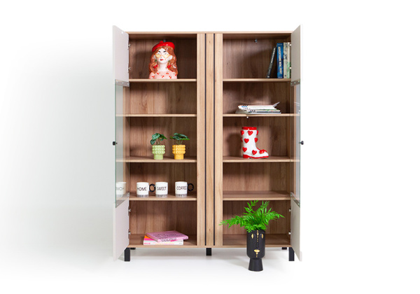 Expositor da sala de estar 2 portas ARNEY Expositor da sala de estar 2 portas ARNEY