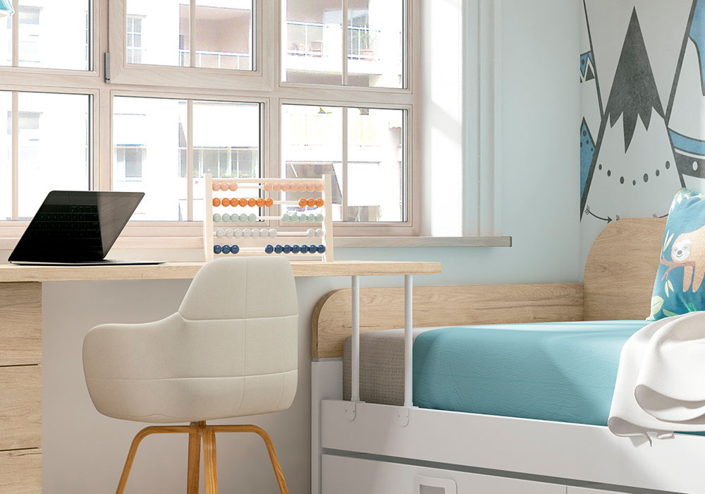 Zona de estudio apoyada en cama CLEO