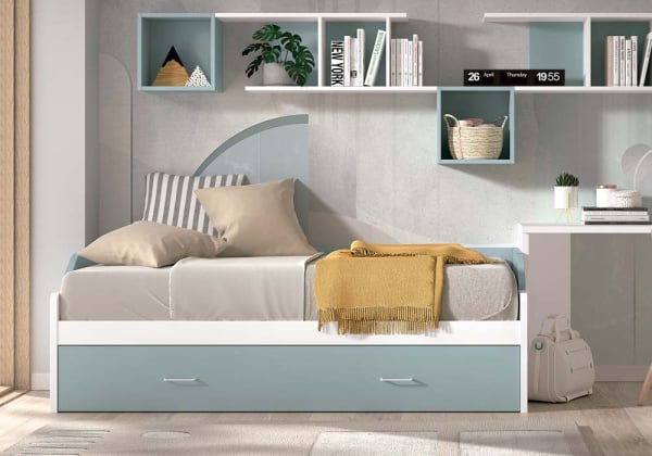 Cama nido de 90 ó 105 con somier de arrastre corban PLUS