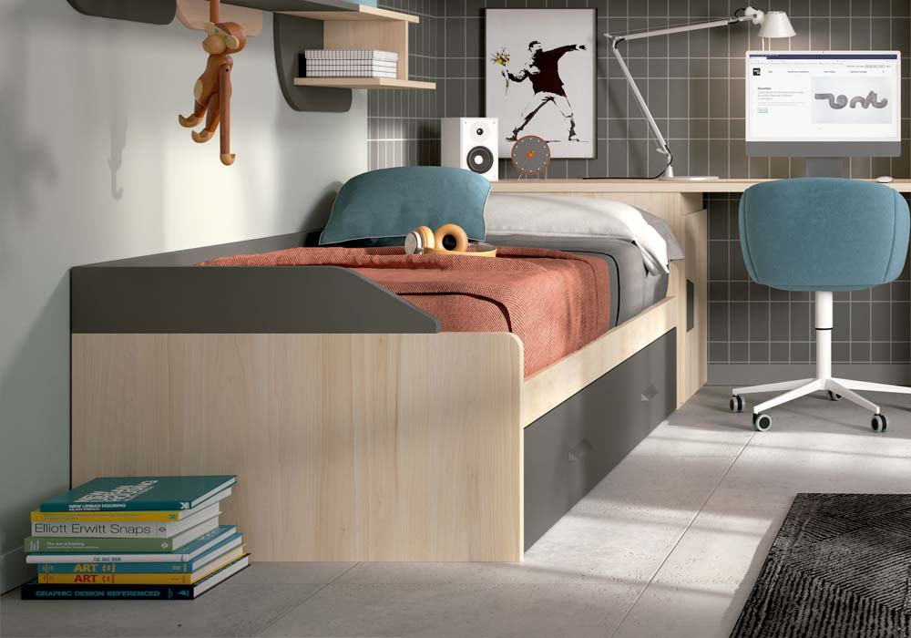 Cama de ninho com coroa e arraste de 90 ou 105 PLUS