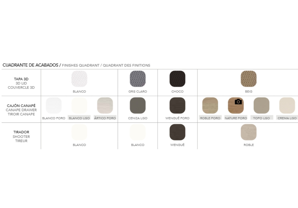 Canapé con patas altas NEST