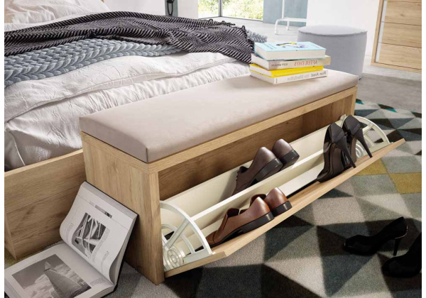 Arcón zapatero pie de cama BASS