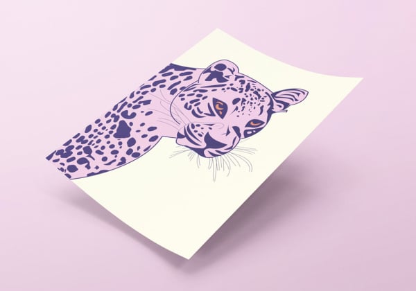 Lámina decorativa PINK PANTHER