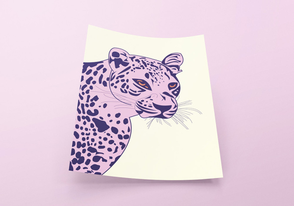 Lámina decorativa PINK PANTHER