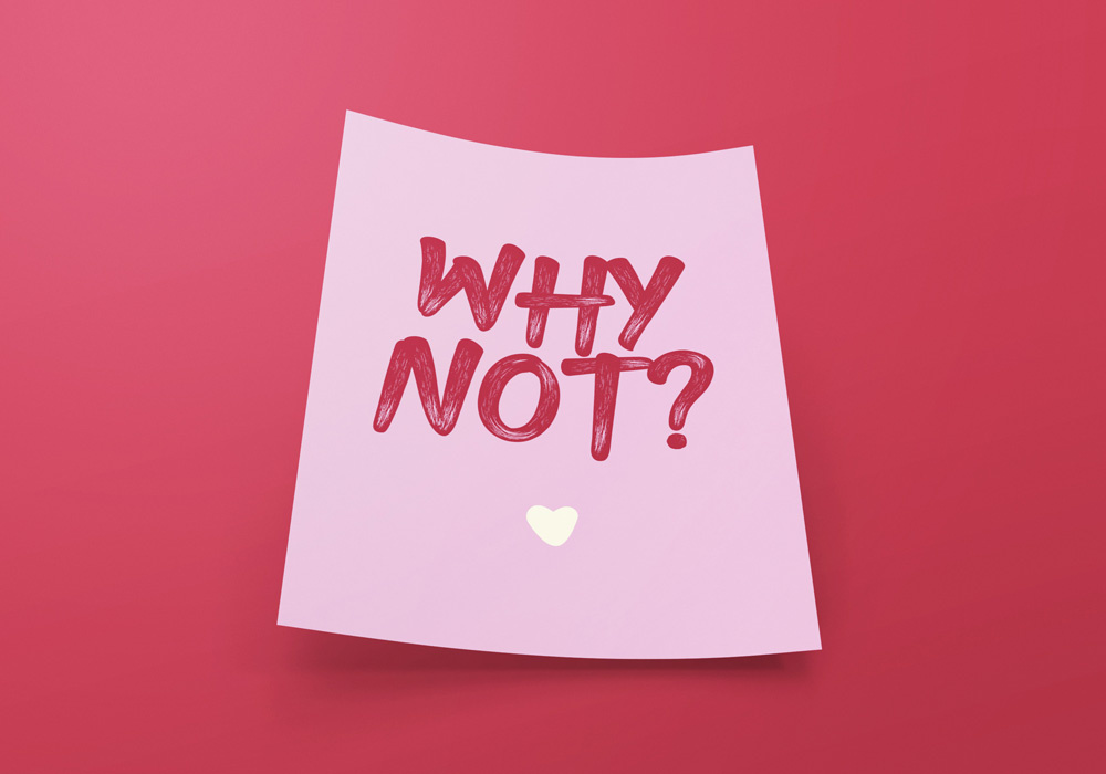 Lámina decorativa why NOT