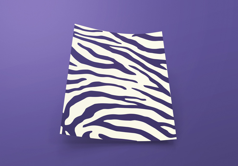 Lámina decorativa ZEBRA