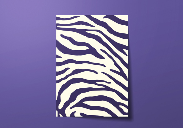 Lámina decorativa ZEBRA