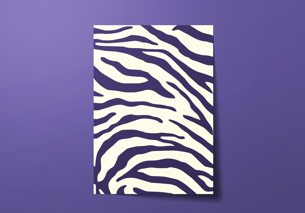 Lámina decorativa ZEBRA