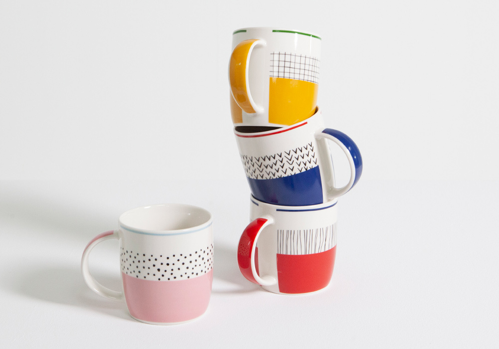 CIRCUS Caneca de porcelana