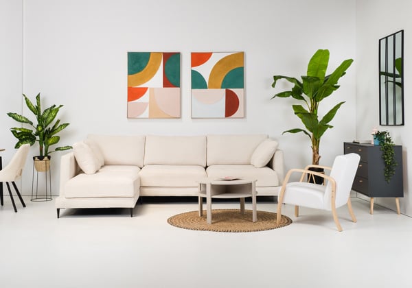 Chaise longue patas metálicas CLOUDY