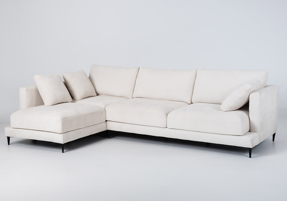 Chaise longue patas metálicas CLOUDY