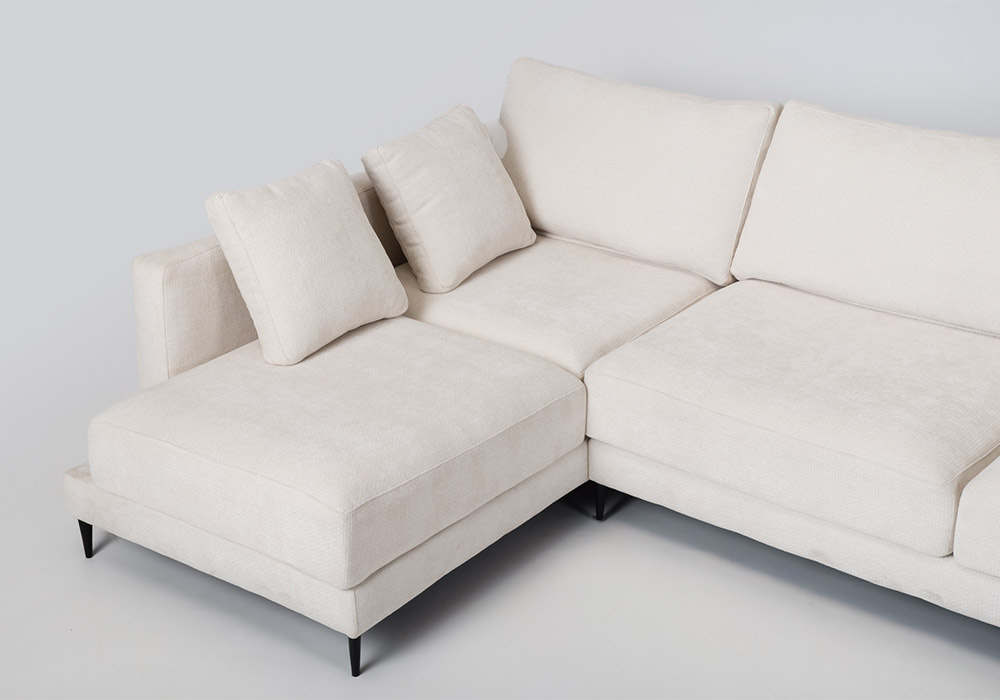 Chaise longue patas metálicas CLOUDY