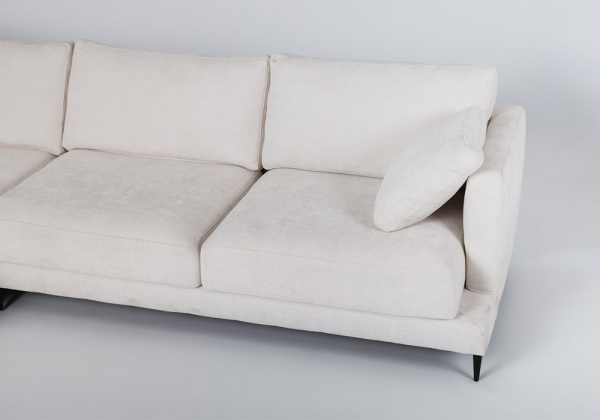 Chaise longue patas metálicas CLOUDY