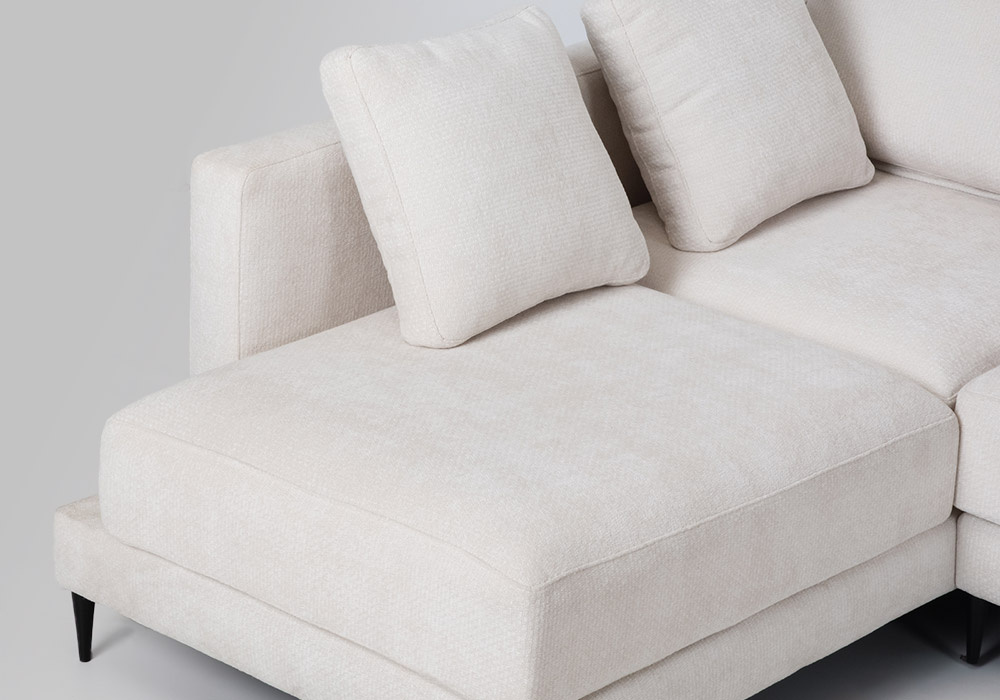 Chaise longue patas metálicas CLOUDY