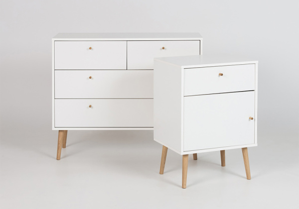 Mesita 1 puerta y 1cajón TEMPUS