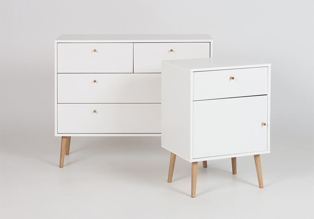 Mesita 1 puerta y 1cajón TEMPUS