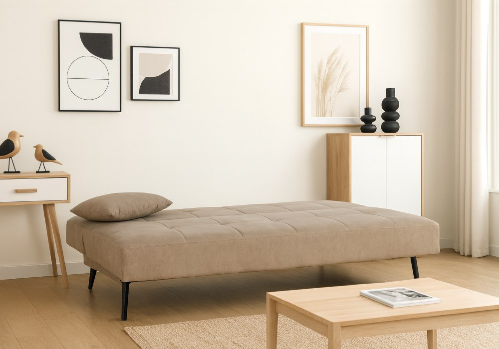 Sofá cama con colchón de muelles LIMRA