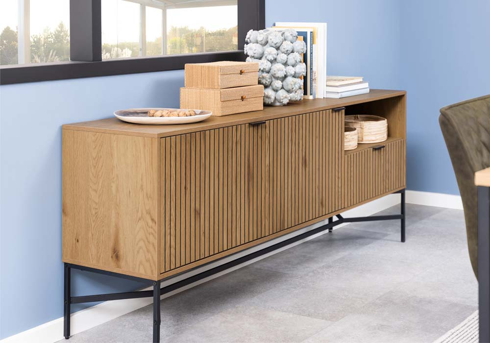 Aparador 2 portas e 1 gaveta ARNE