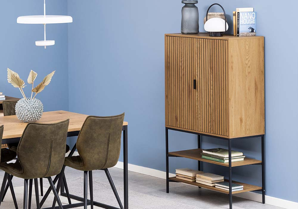 Alta capacidade 2 portas e 2 prateleiras ARNE