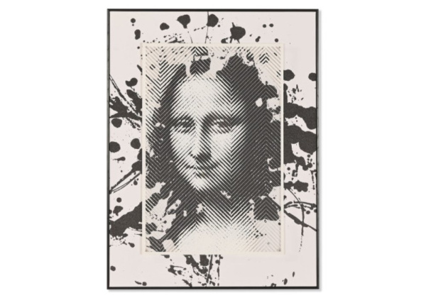 Cuadro marco negro MONA