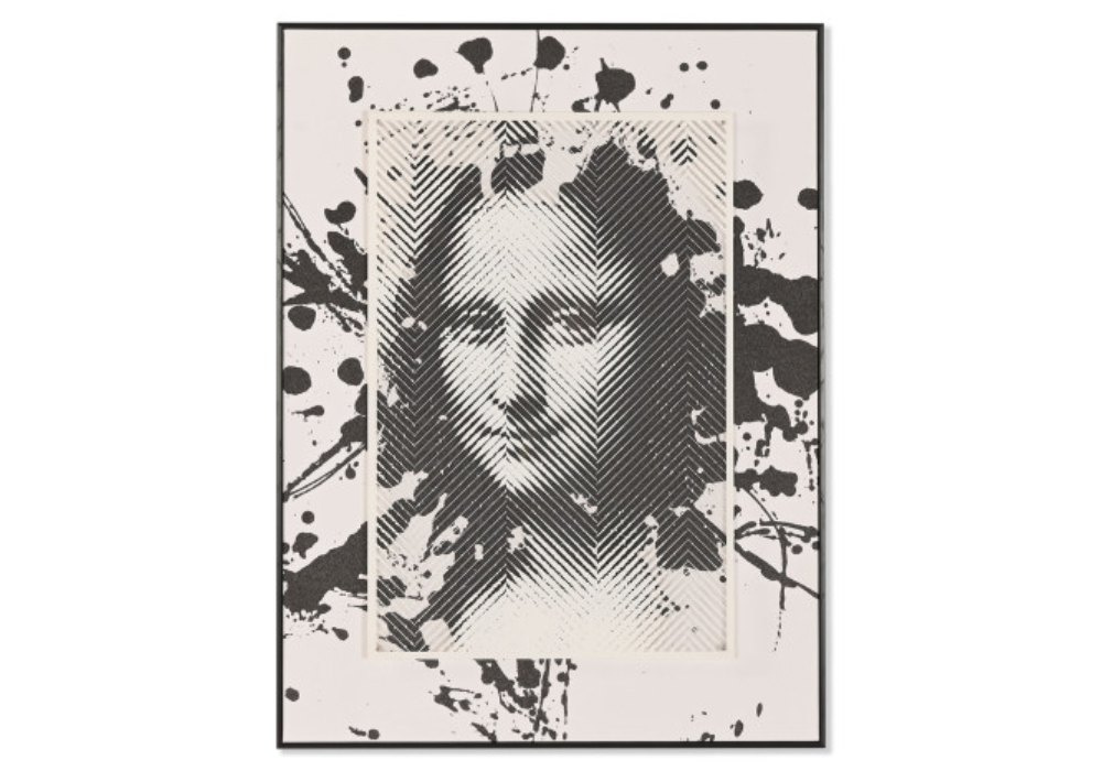 Cuadro marco negro MONA