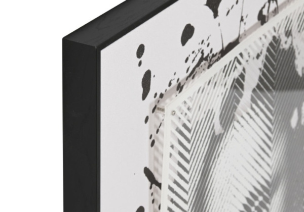 Cuadro marco negro MONA