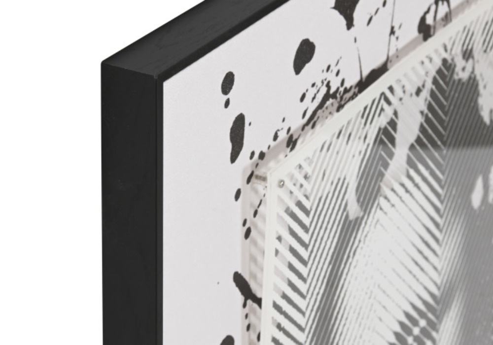 Quadro com moldura preta MONA