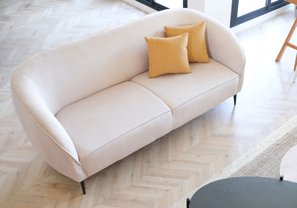 Sofá 3 lugares curvo LIVING