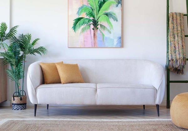 Sofá 3 plazas curvo LIVING