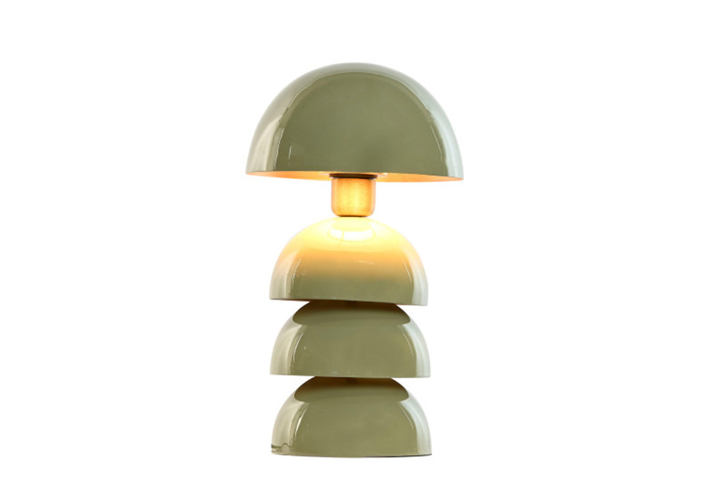 Candeeiro de metal verde ETHAN