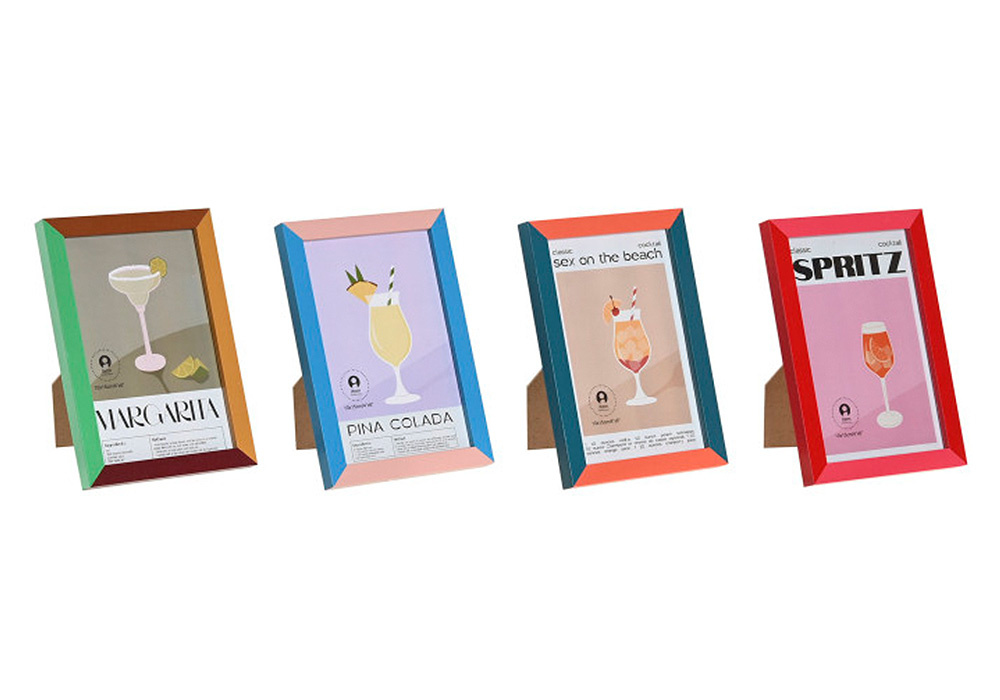 Marco de fotos con lámina COCKTAIL