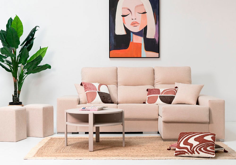 Chaiselongue color crudo FRIENDS Chaiselongue color crudo FRIENDS