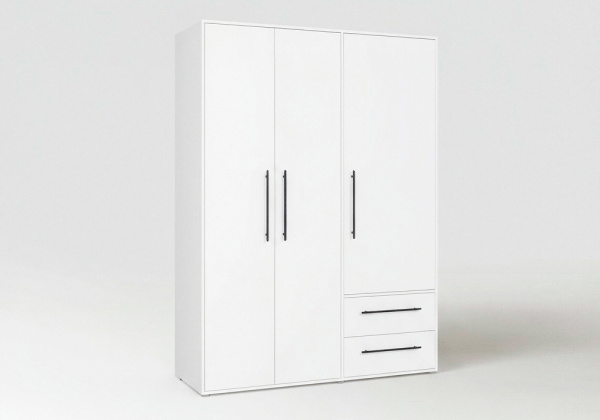 Armario 3 puertas batientes y 2 cajones PRIMAVERA