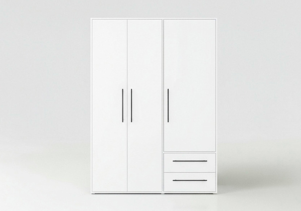 Armário com 4 portas de batente e 4 gavetas IBIZA