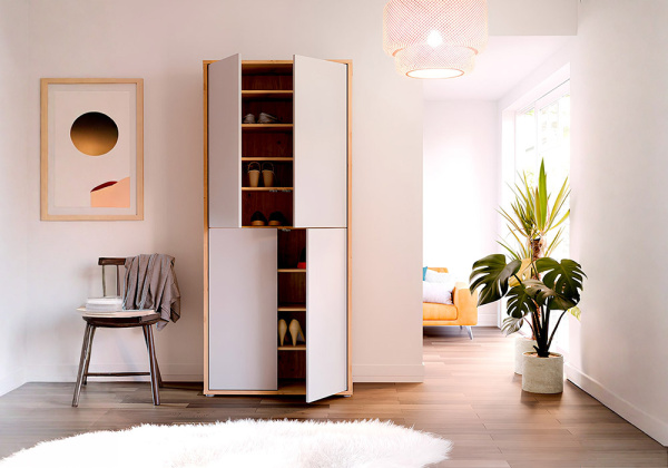 Zapatero 4 portas 8 baldas BLOOM