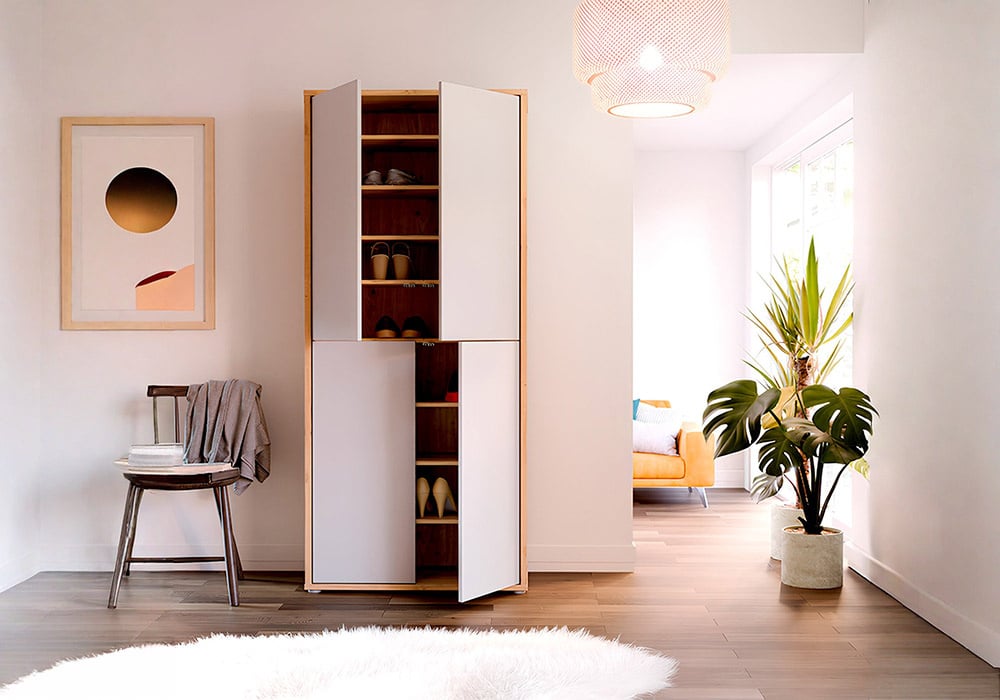 Zapatero 4 portas 8 baldas BLOOM