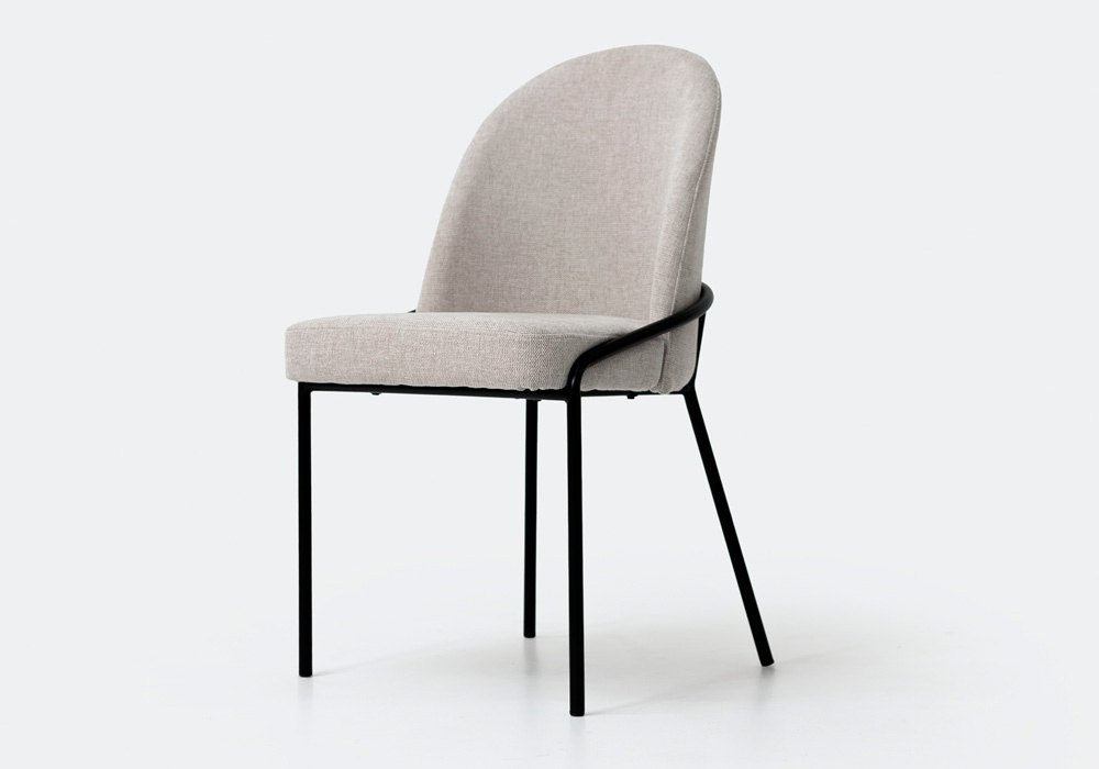 Silla de comedor gris SANA