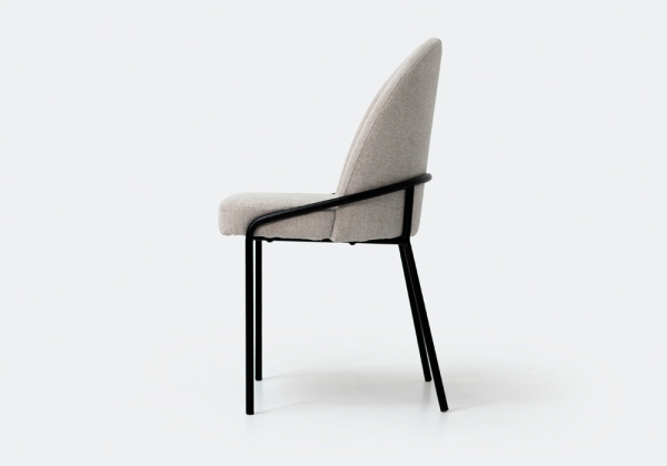 Silla de comedor gris SANA