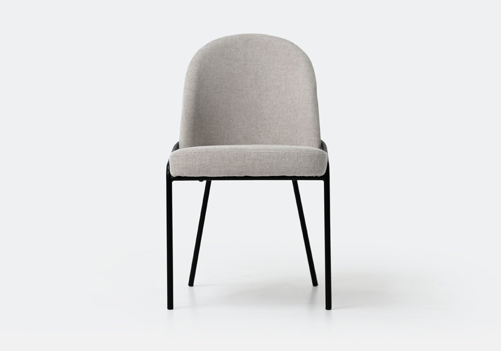 Silla de comedor gris SANA