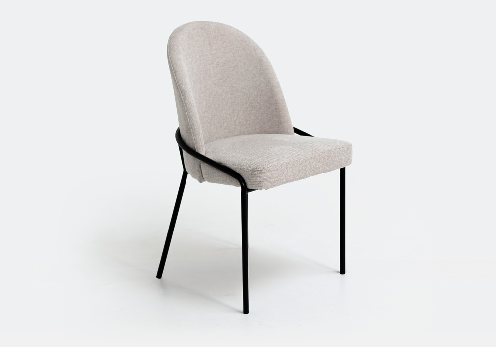 Silla de comedor gris SANA