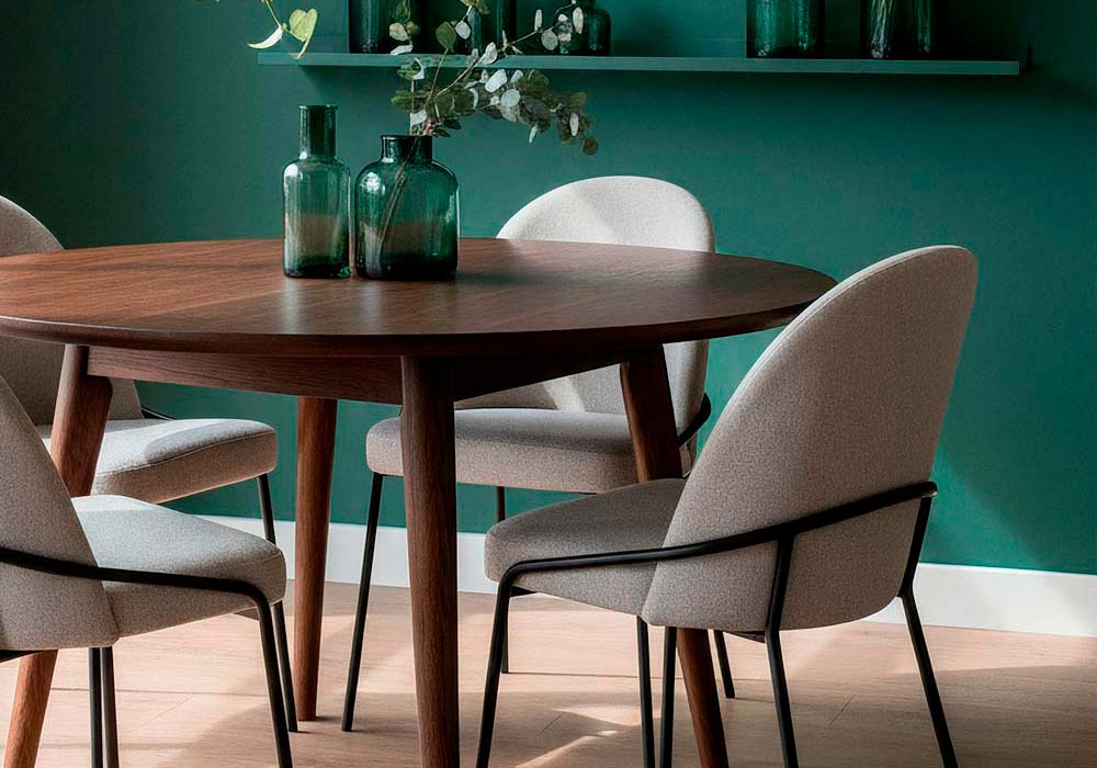 Silla de comedor gris SANA