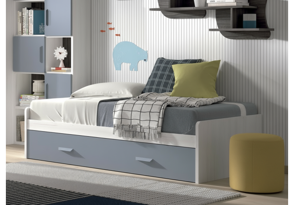 Cama nido de 90 ó 105 con somier de arrastre corban PLUS