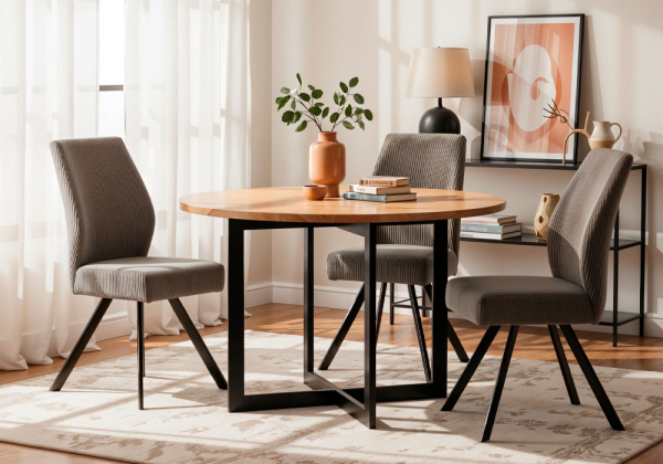 Silla tapizada asiento con muelles AINARA